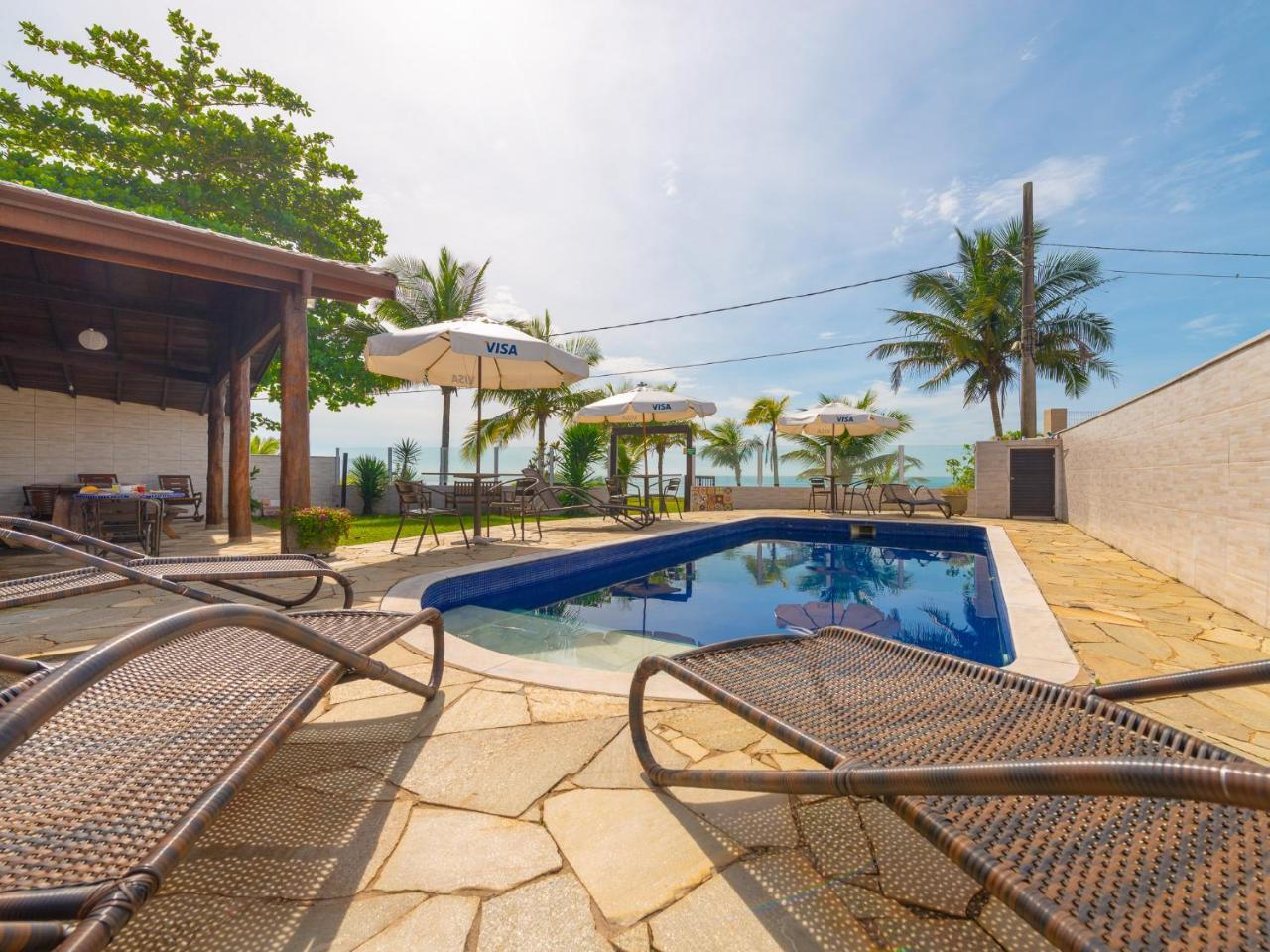 Pousada Pé Na Areia Caraguatatuba Esterno foto